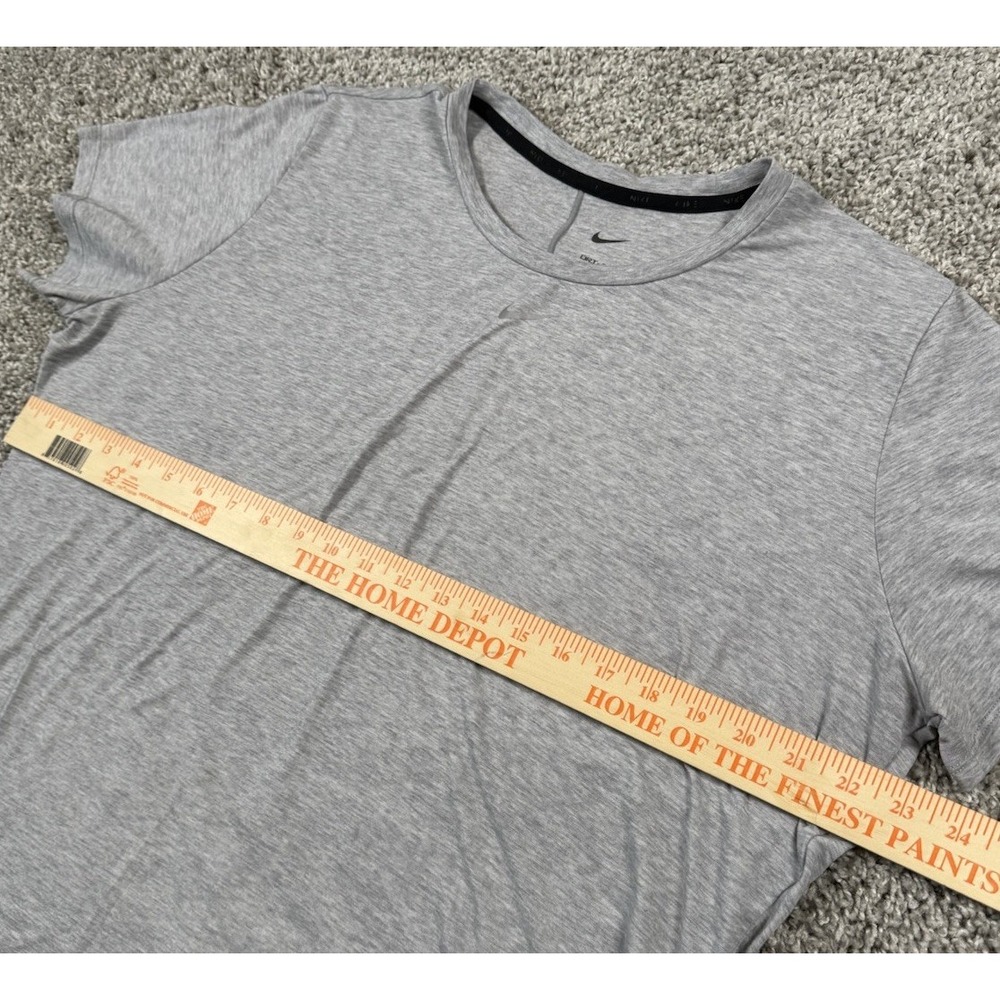 Nike Dri‎ Fit Womens T-Shirts - Lot Of 2 - ECNL Mom And Solid Gray Swoosh L / XL - Picture 12 of 13